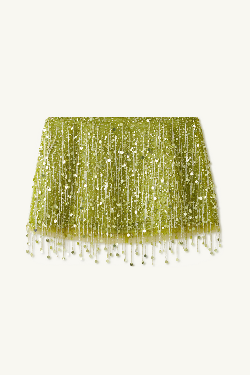Lena Spaghetti Strap Sequin Mini Two Piece Set - Green