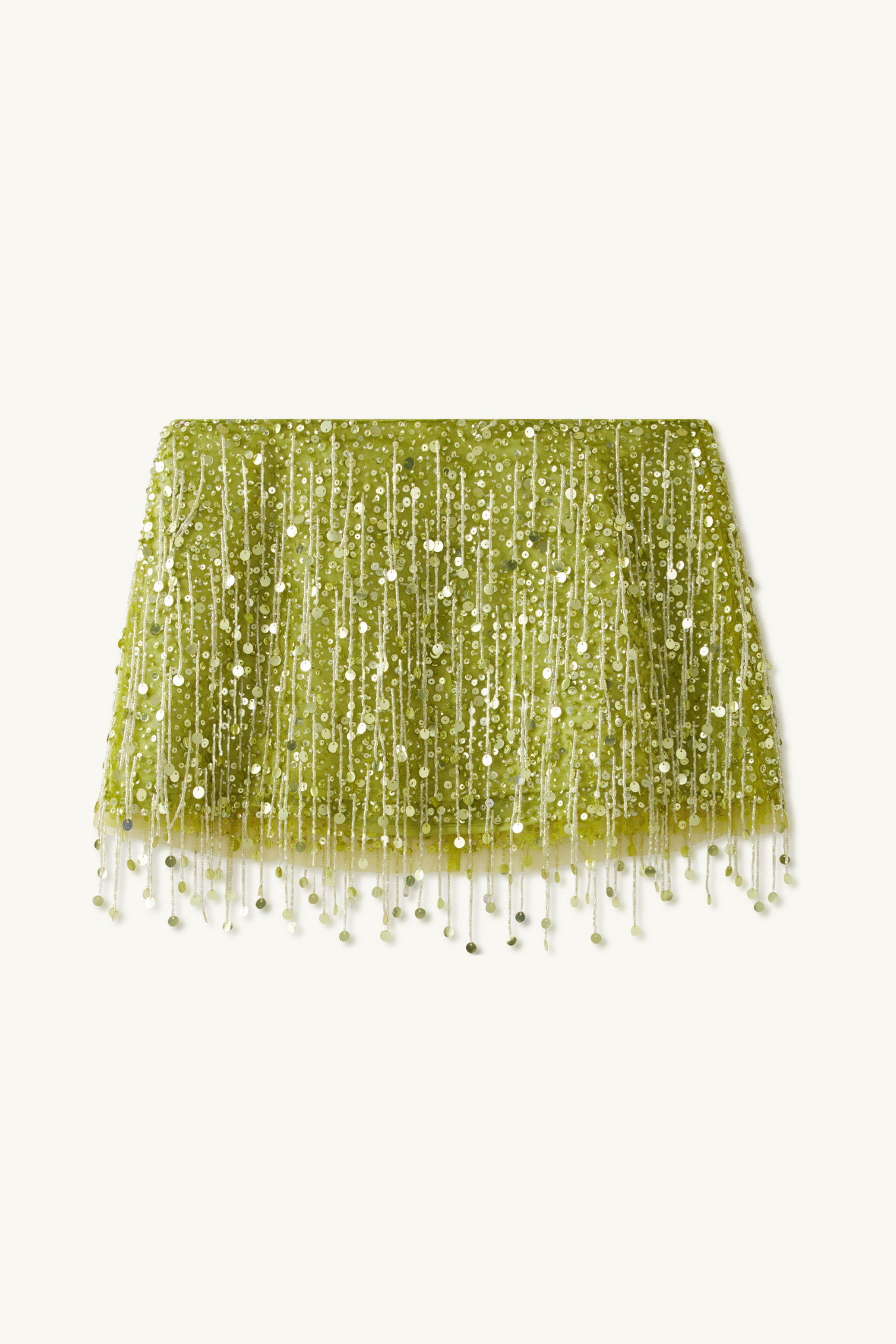Lena Spaghetti Strap Sequin Mini Two Piece Set - Green